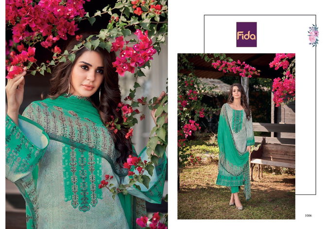 Shiza By Fida Digital Printed Cotton Dress Material Wholesale Market In Surat
